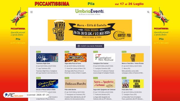 umbriaeventi.com screenshot