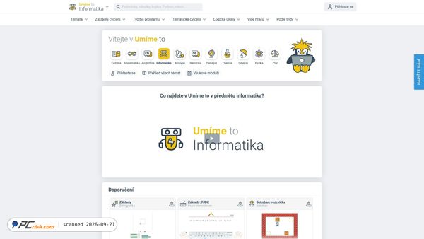umimeinformatiku.cz screenshot