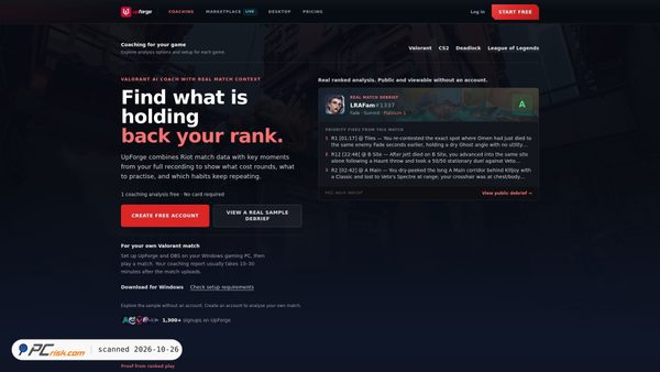 upforge.gg screenshot