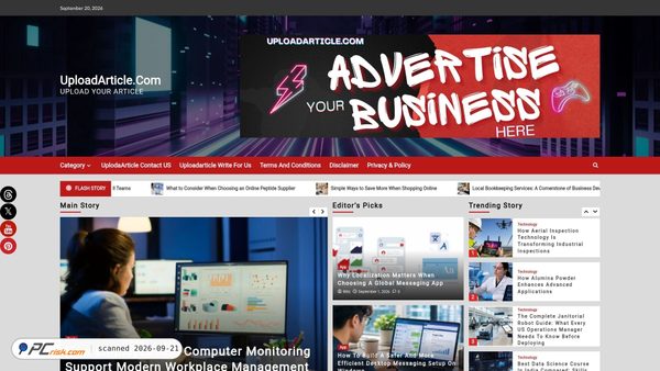 uploadarticle.com screenshot