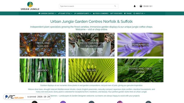 urbanjungle.uk.com screenshot