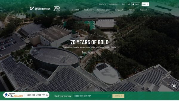 usf.edu screenshot