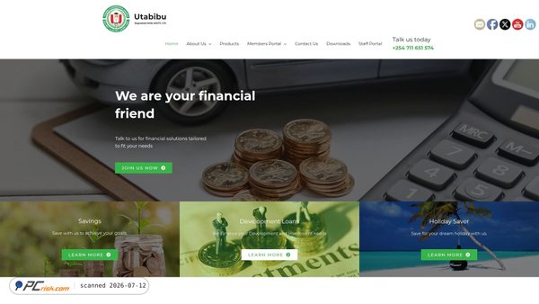 utabibusacco.co.ke screenshot