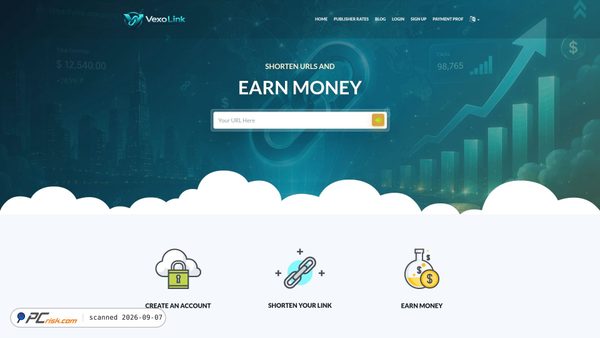 vexo-link.com screenshot