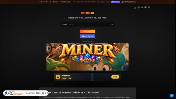 vidbox.dev screenshot