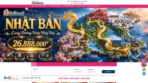 viettourist.com screenshot