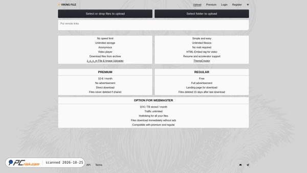 vik1ngfile.site screenshot