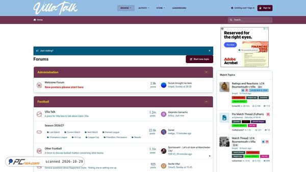 villatalk.com screenshot