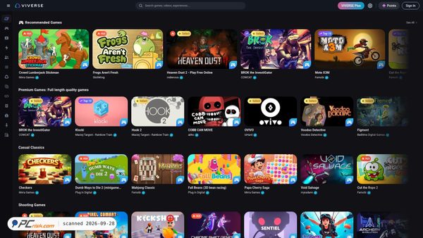 viverse.com screenshot