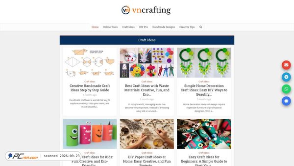 vncrafting.com screenshot