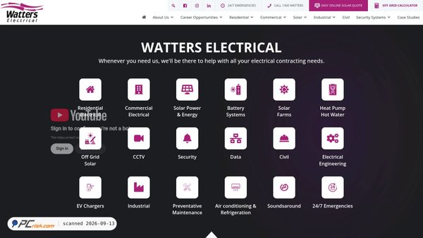 watters.com.au screenshot