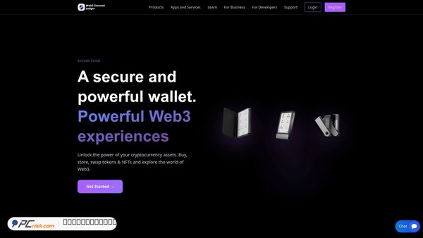 web3securedledger.com screenshot