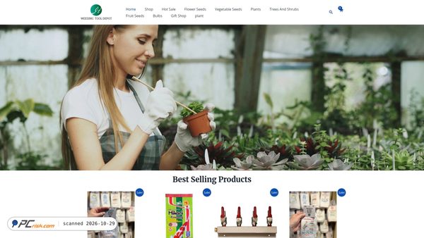 weedingtooldepot.com screenshot