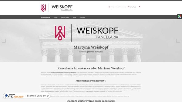 weiskopf-kancelaria.pl screenshot