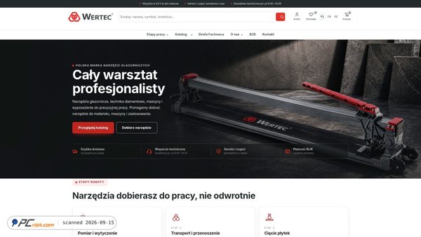 wertec.pl screenshot