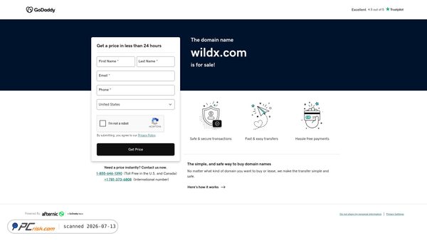 wildx.com screenshot