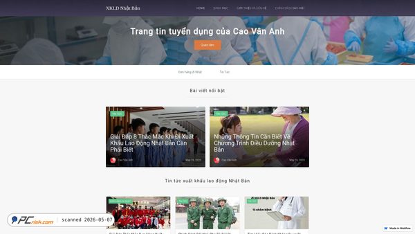 xkldnhatban.webflow.io screenshot