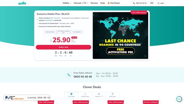 yallo.ch screenshot