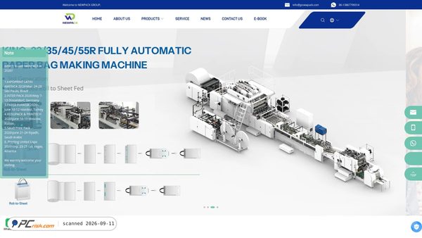 ydpaperbagmachine.com screenshot
