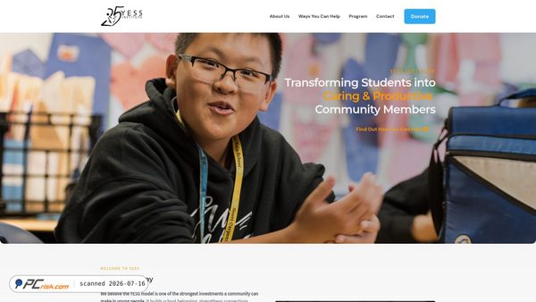 yessinstitute.org screenshot