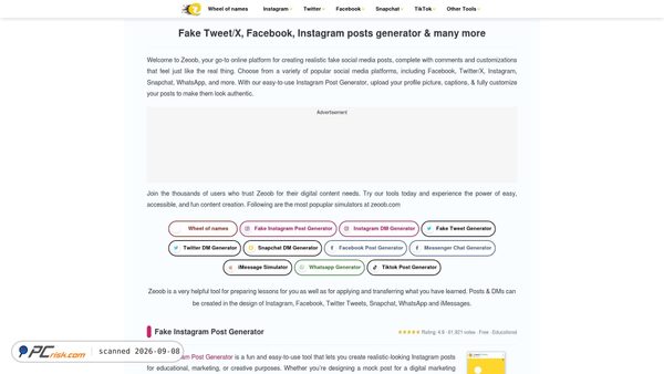 zeoob.com screenshot